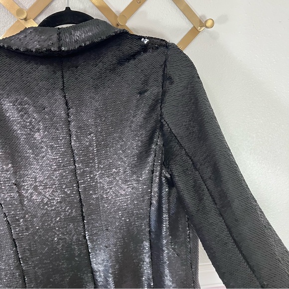 Heidi Merrick Black Sequined Blazer - Picture 8 of 13